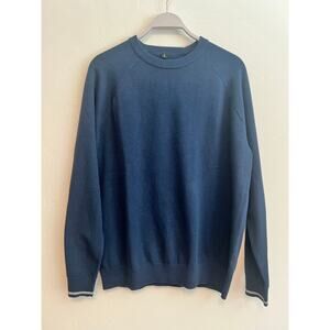 Public Rec Navy Blue Crewneck Sweater Men’s Size: Large Lightweight Pullover